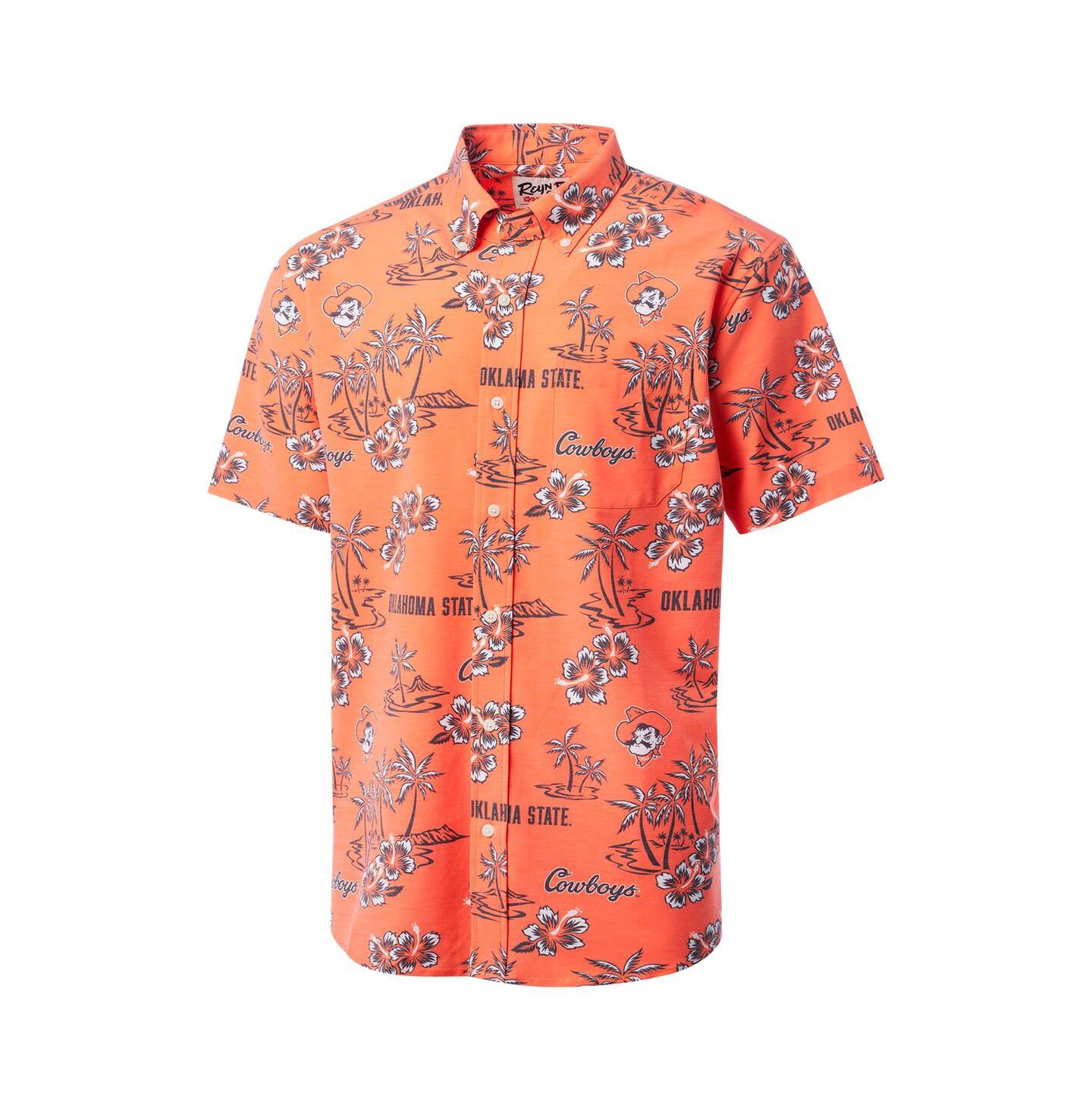 Мужская рубашка Reyn Spooner Orange Oklahoma State Cowboys Classic Button-Up — фото 2