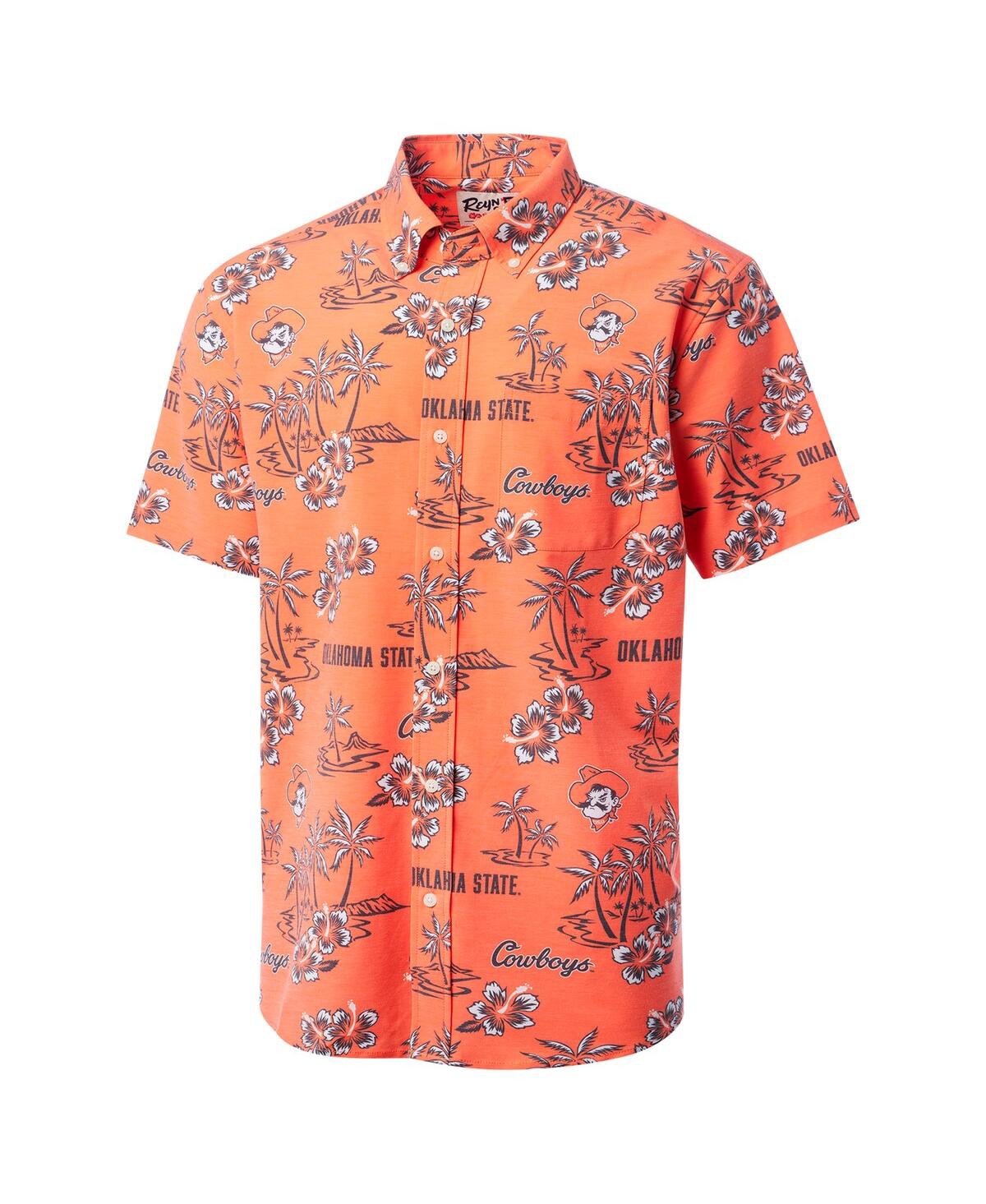 Reyn Spooner Men's Orange Oklahoma State Cowboys Classic Button-up Shirt In Orange