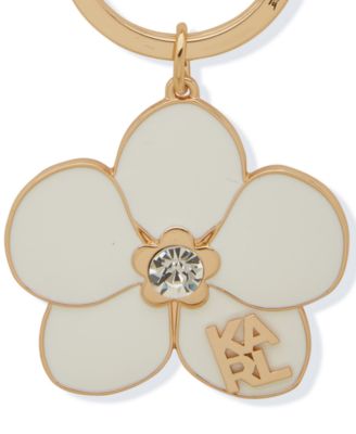 Orchid Charm Bag Keychain