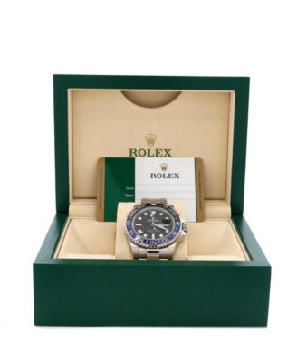 Oyster Perpetual Date GMT-Master II Batman Automatic Watch in Stainless Steel and Cerachrom 40mm