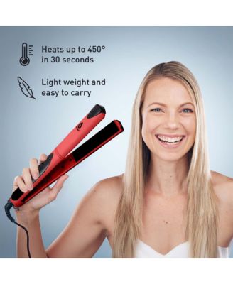 Professional Salon Quality Flat Iron Hair Straightener With A Free Travel Straightener