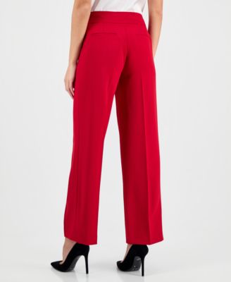 Women's High Rise Wide-Leg Pants, Regular & Petite