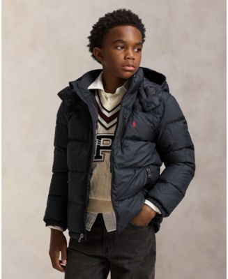 Polo Ralph Lauren Big Boys Ripstop Down Hooded Jacket Macy's