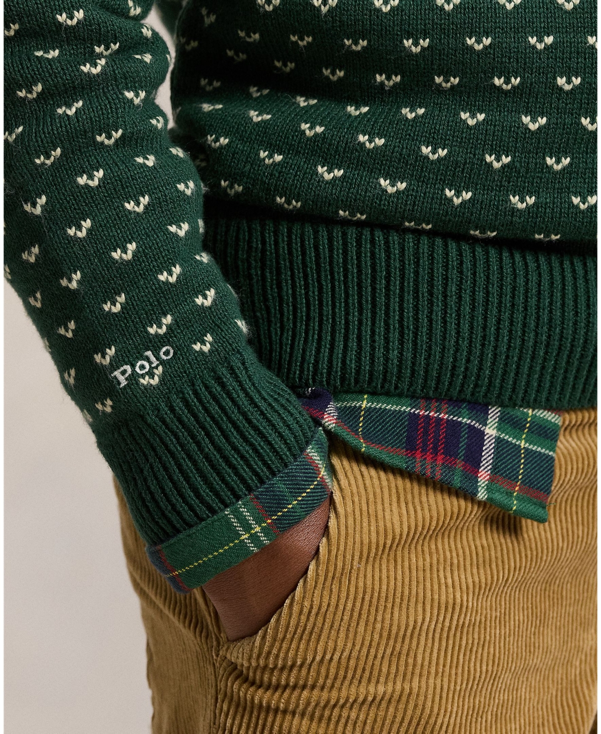 Polo Ralph Lauren Boys 8-20 Reindeer-Intarsia Long Sleeve Sweater