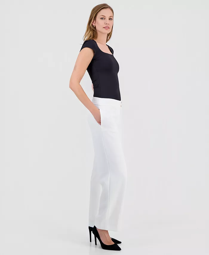 Women's High Rise Wide-Leg Pants, Regular & Petite - thumbnail 2