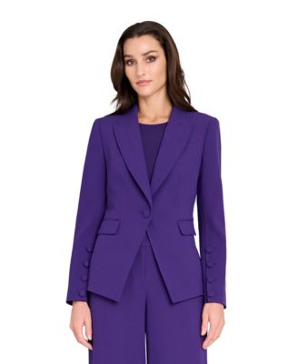 Tahari ASL - Petite Cutaway-Hem Blazer