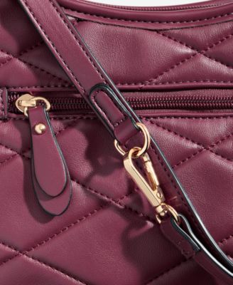Small Quilted Soft Shoulder Crossbody, Exclusively at Macy's 