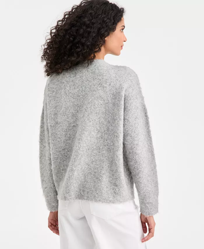 Women's Embellished Brushed Pullover Sweater - thumbnail 2