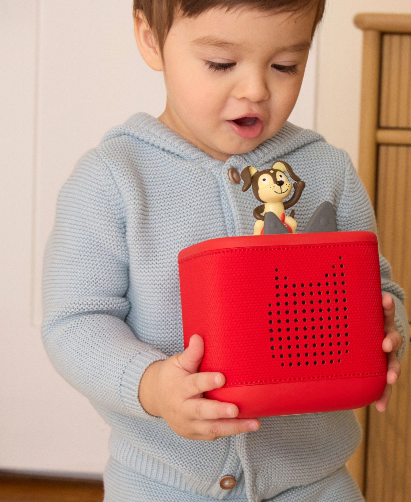 Стартовый набор Tonies Playtime Puppy с аудиоколонкой Toniebox 2, красный — фото 3