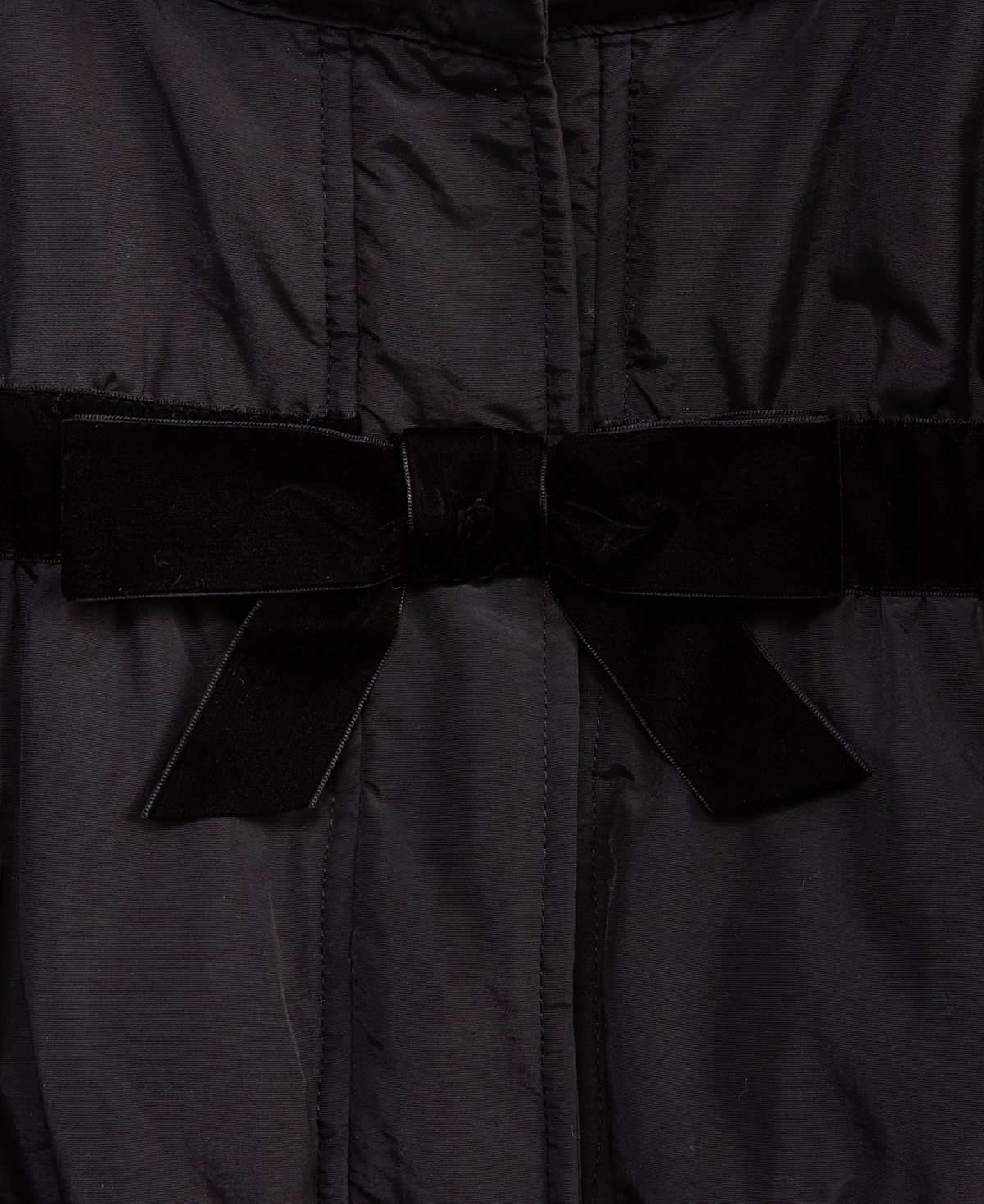 On 34th Women's Bow-detail Puffer Jacket, Macy's Exclusive In Black