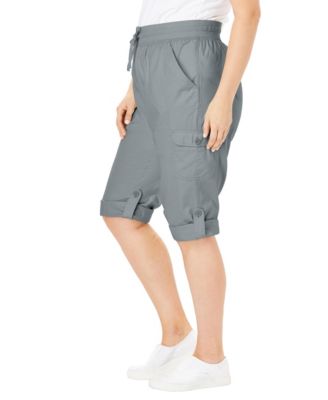 Women's Within Convertible Length Cargo Capri/Bermuda