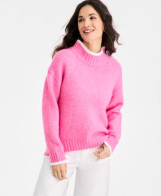 On 34th - Women's Long-Sleeve Mock-Neck Sweater