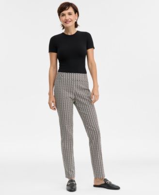 JM Collection - Women's Chevron Rivet Pants