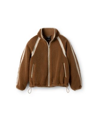 Women's Nikia Crochet Long Sleeve Fluff Jacket