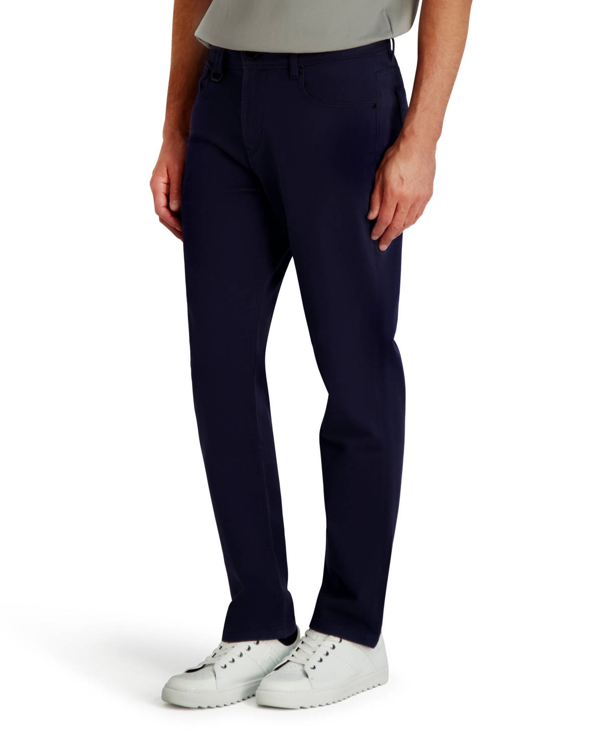 Karl Lagerfeld Men's 5-pocket Slim Straight Pants In Blue