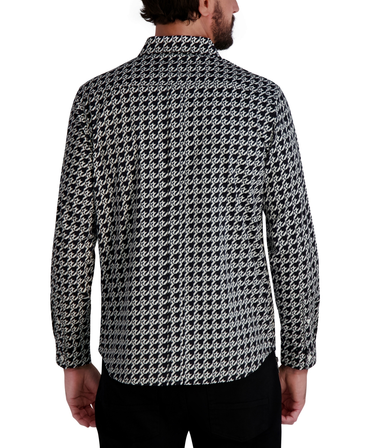 Karl Lagerfeld Paris Men's Long Sleeve Shirt