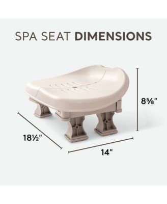 PureSpa Slip Resisting Inflatable Removable Hot Tub Seat Spa Accessory
