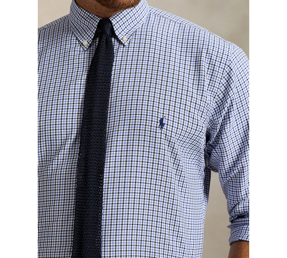 Polo Ralph Lauren Men's B&t Long Sleeve Performance Oxford Shirt In Multi