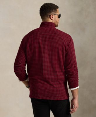 Men's Big & Tall Estate-Rib Quarter-Zip Pullover Sweater
