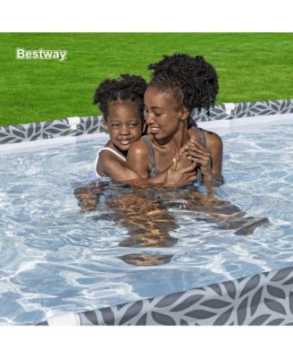 Steel Pro 12' x 6'7" x 26" Rectangle Above Ground Outdoor Swimming Pool