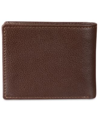 Men's Bill Divider and Ornament Passcase Wallet