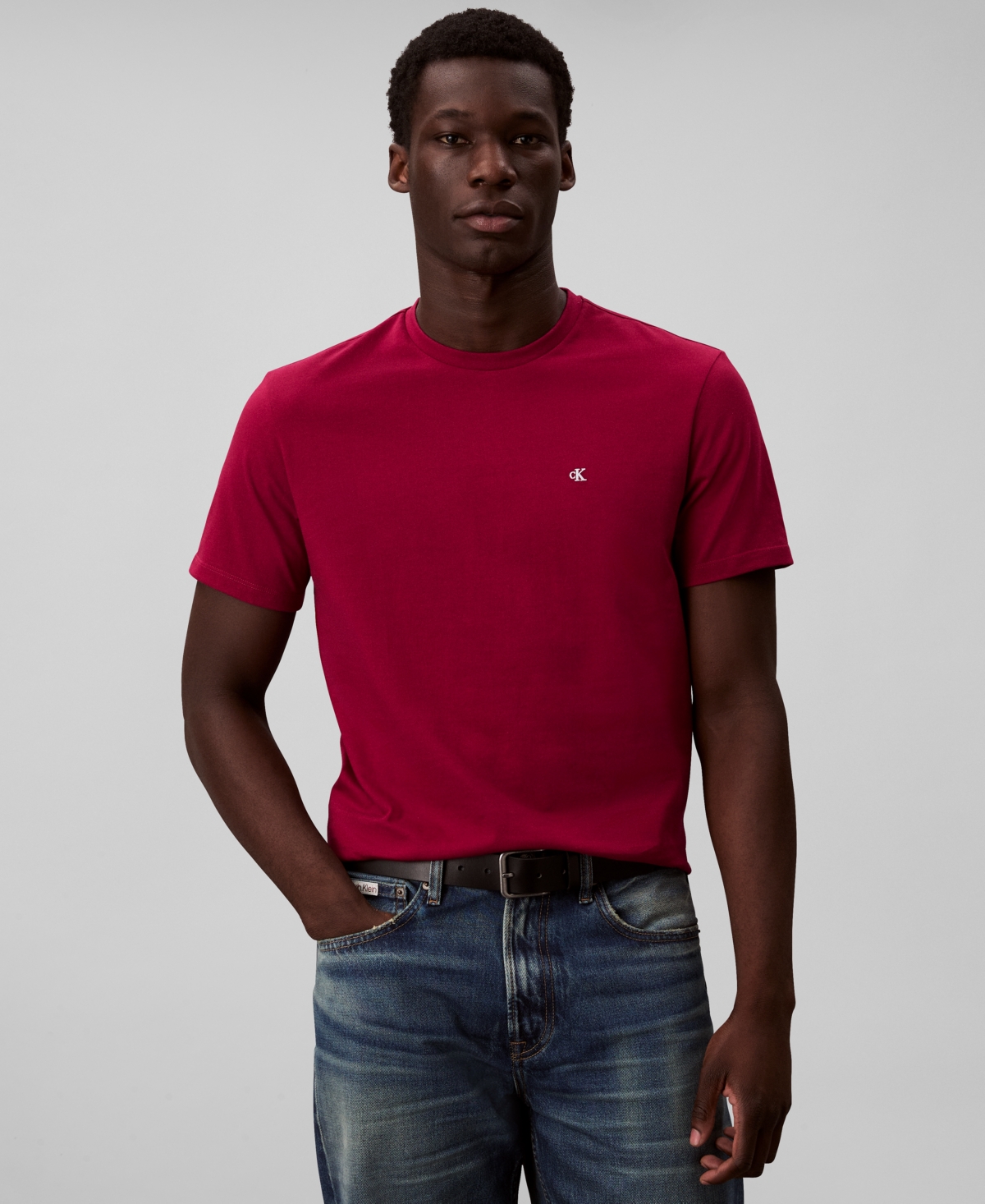 Calvin Klein Men's Solid Crewneck T-Shirt