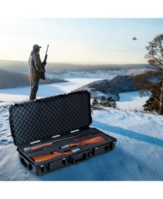 Cases iSeries 3614 Hard Exterior Double Custom Breakdown Shotgun Case, Black