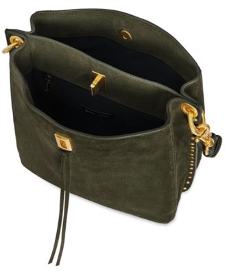 Darren Small Suede Shoulder Bag