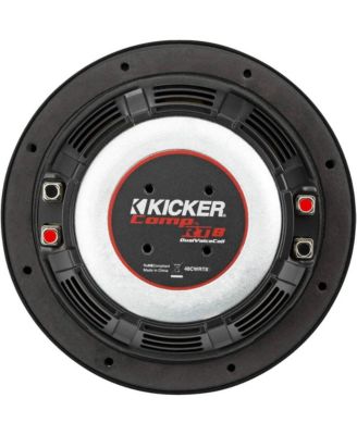 8" CompRT Series Shallow-Mount Dual Voice Coil All-Weather Subwoofer