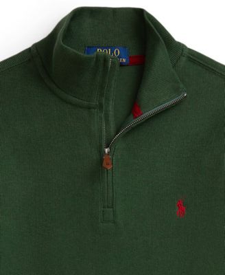 Boys' 8-20 Estate-Rib Quarter-Zip Pullover