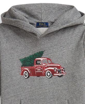 Boys' 8-20 Truck-Print Hoodie