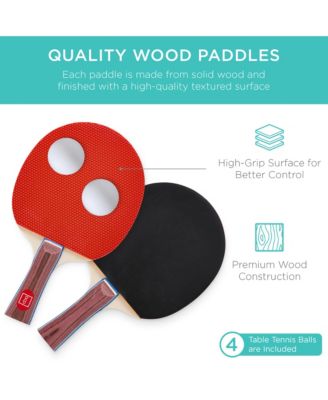 6x3ft Aluminum Frame Adjustable Feet, Folding Design & 2 Paddles Portable Ping Pong Table Game Set