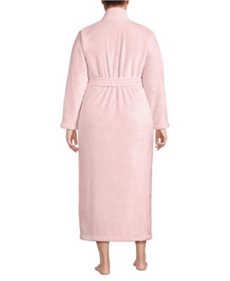 Plus Size Cozy Plush Long Wrap Robe
