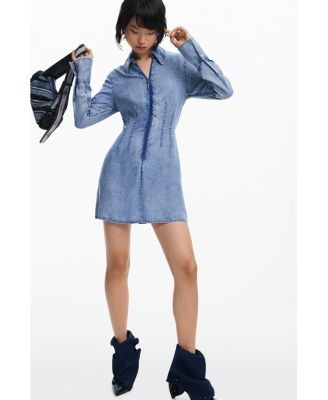 Women's Denim long-sleeve dress