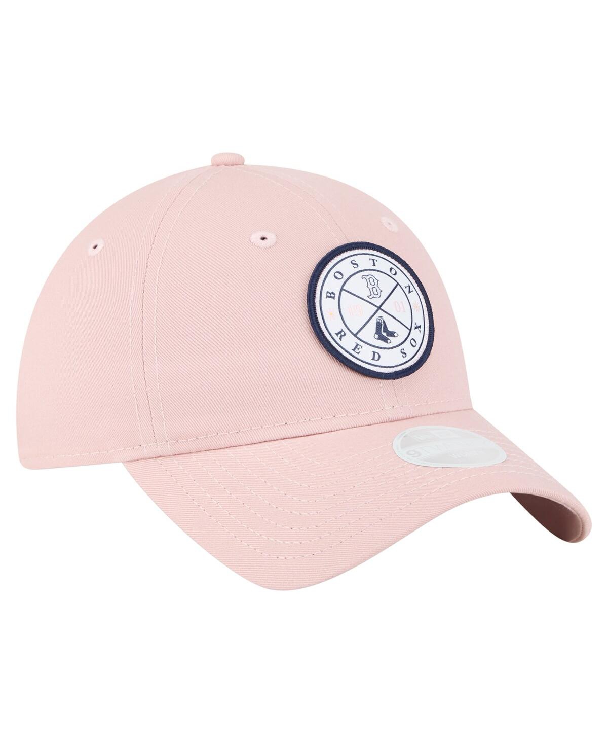 New Era Women's Pink Boston Red Sox Bloom 9twenty Adjustable Hat In Pink