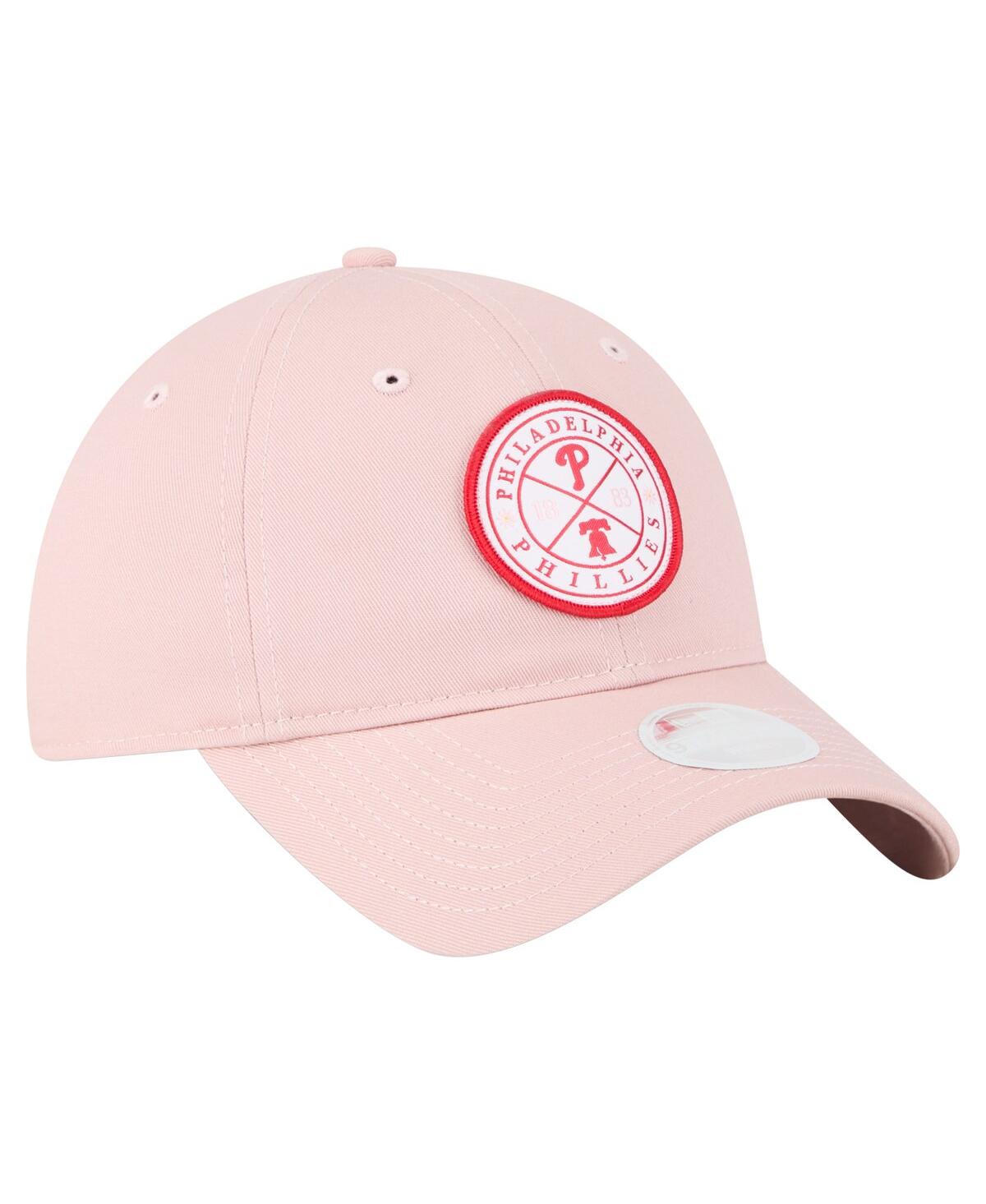 New Era Women's Pink Philadelphia Phillies Bloom 9twenty Adjustable Hat In Pink