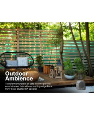 ERS-1001 Bluetooth Waterproof Outdoor Rock Speaker with Solar Charging