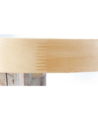 10" Lazy Susan Wooden Circle 1-Shelf w/ Swivel Bearings, 4WLS001-10B52