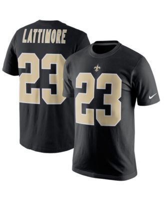 Nike - Men's Marshon Lattimore Black New Orleans Saints Player Pride Name Number T-Shirt