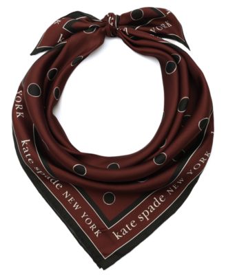 Downtown Dot Silk Square Scarf