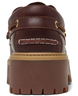 Women's Stone Street Premium Platform Boat Shoes from Finish Line