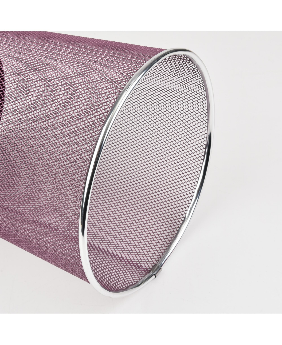 Trio Essentials 10 Liter Mesh Waste Basket Can for Garbage, Round Open Top Trash Can for Office, Bathroom Bedroom, Kitchen