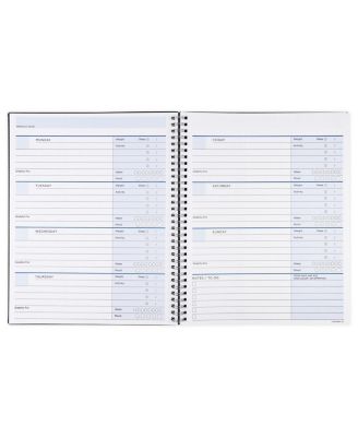 Large Wellness Monthly Weekly Perpetual Planner