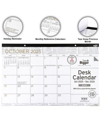 Desk Pad Calendar 11x17"