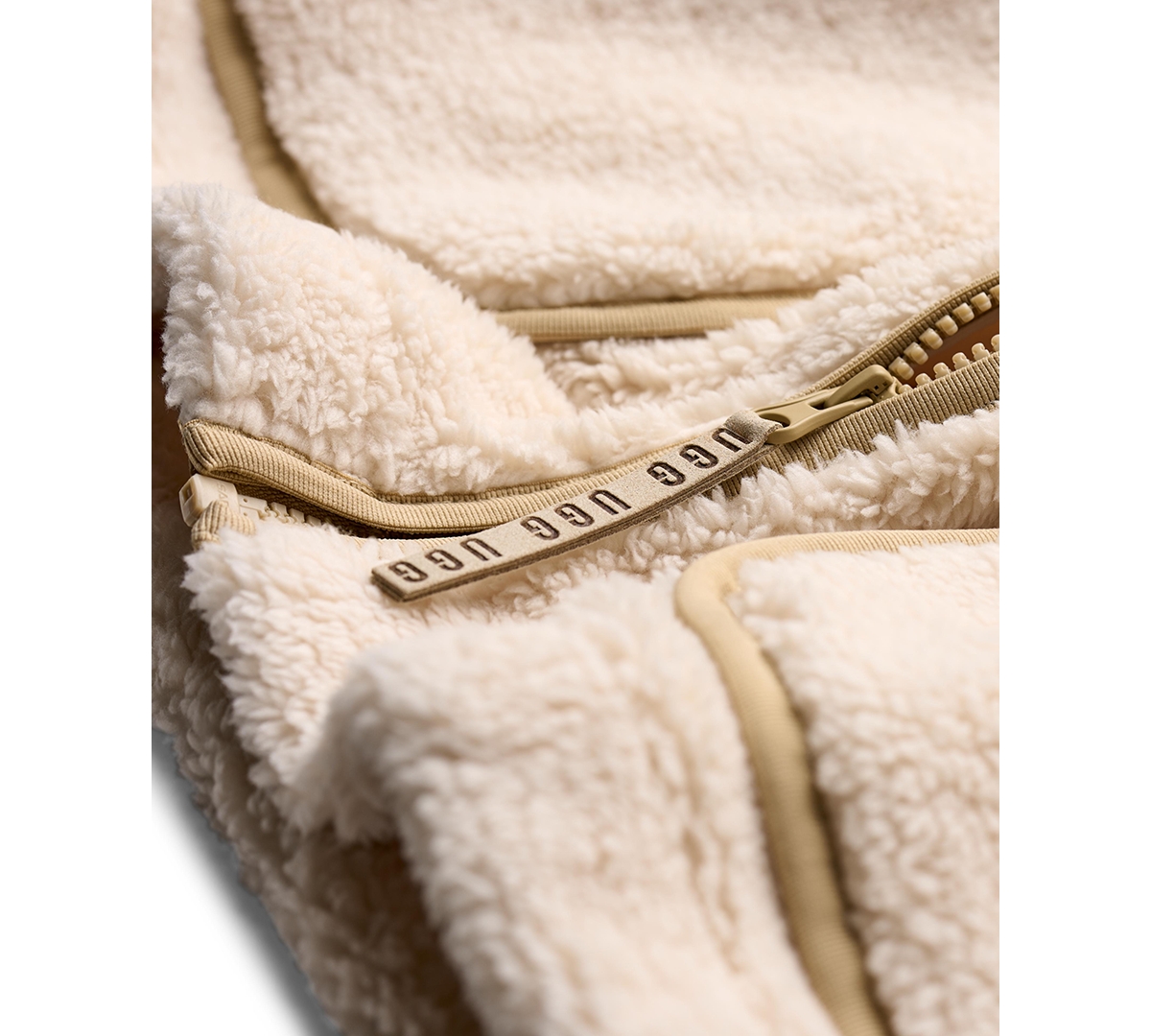 Ugg Mariella Fluff Zip Hoodie In Neutral