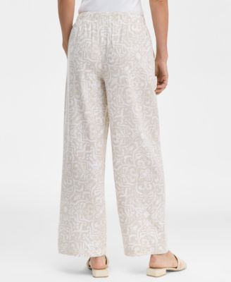 Women's Printed Pull-On Pants, Macy's Exclusive