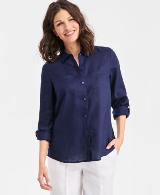 Charter Club - Linen Utility Shirt