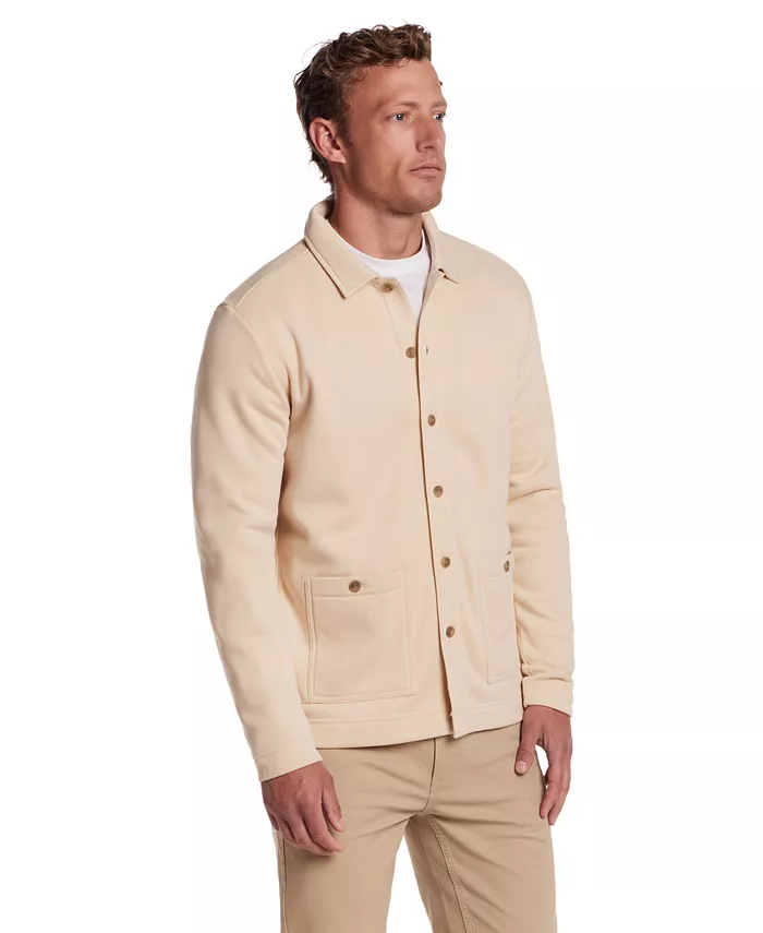 Men's Pebble Fleece Overshirt Jacket - thumbnail 5
