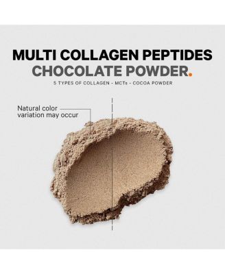 Multi Collagen Chocolate Protein Powder - Hydrolyzed Bovine Collagen Peptides, 5 Collagen Types & MCT Oil - Collagen Creamer, 18.17 oz
