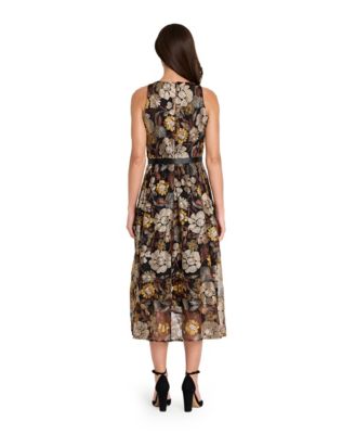 Women's Embroidered High-Low Dress